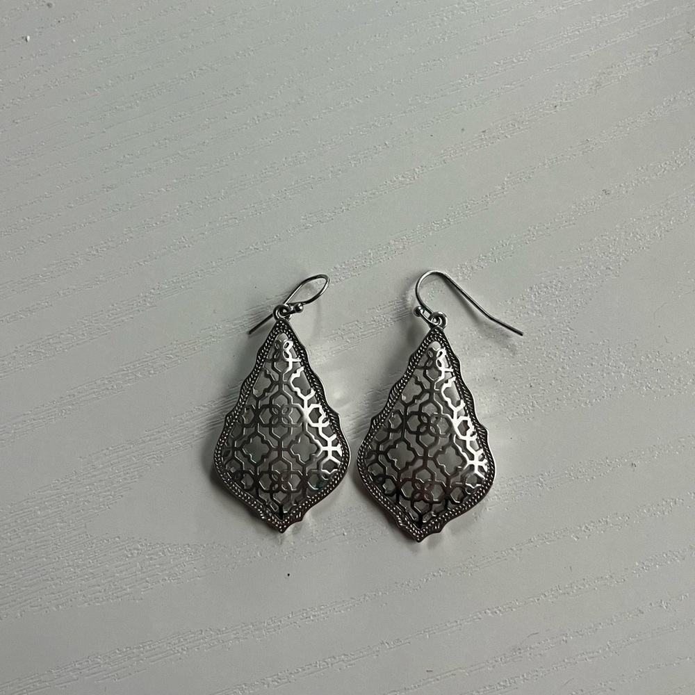 Silver Kendra Scott Earrings
